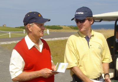Larry Brasel and Jack Nicklaus